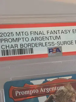 PSA 10 Prompto Argentum (Borderless) (Surge Foil) Final Fantasy - Image 4