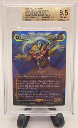 2025 MTG Final Fantasy Kefka, Court Mage Surge Foil BGS 9.5 #0543 - Image 1