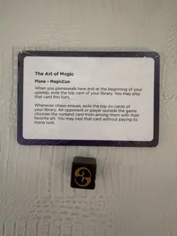 MagicCon Planechase Unknown Event With Chaos Die - Sealed - Image 2