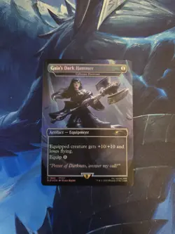 Gaia's Dark Hammer [Colossus Hammer] Rainbow Foil MTG Final Fantasy x SLD - Image 1