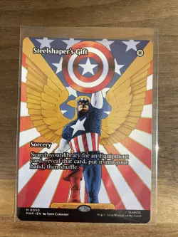 Steelshaper's Gift (Borderless) 0050 Marvel Universe MTG Regular - Image 1