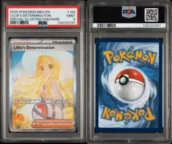 2025 POKEMON MEG EN-MEGA EVOLUTION #184 LILLIE'S DETERMINATION PSA 9 - Image 3
