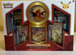 (403199) Pokemon 2016 Charizard EX Red & Blue Collection Box Factory Sealed Box - Image 1