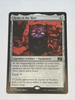 x1 Helm of the Host R MTG Commander: Marvel Super Heroes M/NM, English - Image 1