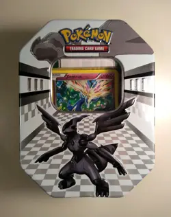 Zekrom Black & White Pokemon Collectible Tin Filled With Random Cards HOLOS ETC. - Image 1