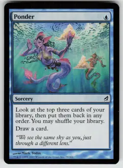 Ponder 79 Common Lorwyn Magic: The Gathering Near Mint - Image 1
