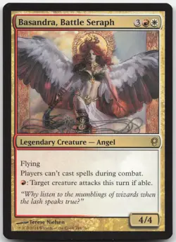 Basandra, Battle Seraph - Conspiracy - Rare - Magic: The Gathering - Image 1