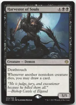 Harvester of Souls - Archenemy: Nicol Bolas - Rare - Magic: The Gathering - Image 1