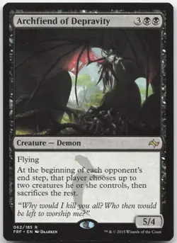 Archfiend of Depravity - Fate Reforged - Rare - Magic: The Gathering - Image 1