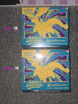 2x Pokemon Ascended Heroes Pokemon Center Elite Trainer Box ETB New/Sealed 🔥 - Image 1