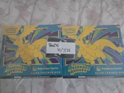 x2 Pokemon Ascended Heroes Pokemon Center ETB Factory Sealed, - Image 1