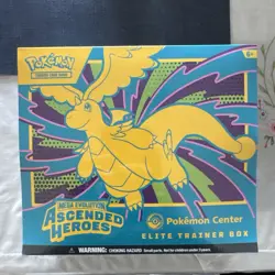 LOT OF 2 POKEMON CENTER ASCENDED HEROES and CHAOS RISING ETB - Image 1
