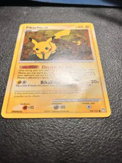 Pikachu 94/123 Common Mysterious Treasures Pokemon Card MP/HP - Image 2