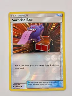🇨🇦 POKEMON SURPRISE BOX 187/214 REVERSE HOLO UNBROKEN BONDS GENGAR LP - Image 1
