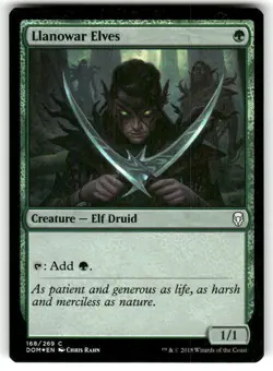 Dominaria #168 Llanowar Elves Foil - Image 1