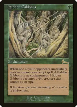 Hidden Gibbons #104 Rare (NM) Urza's Legacy, Magic: The Gathering (MTG) - Image 1