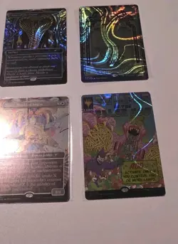 Card Lot - HaloFoil Secret Lair Encyclopedia of Magic MTG 4 Cards - Image 2