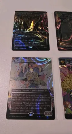 Card Lot - HaloFoil Secret Lair Encyclopedia of Magic MTG 4 Cards - Image 3