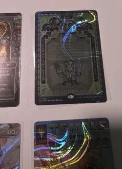 Card Lot - HaloFoil Secret Lair Encyclopedia of Magic MTG 4 Cards - Image 5