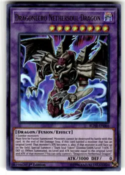 Dragonecro Nethersoul Dragon BLHR-EN066 Battles of Legend: Hero's Yu-Gi-Oh NM - Image 1
