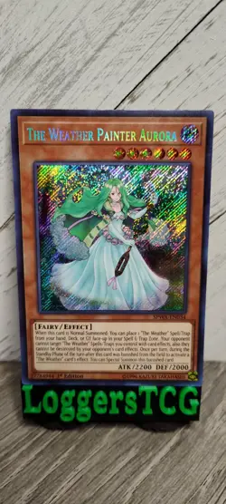 Yu-Gi-Oh! The Weather Painter Aurora / SPWA-EN034 1st Edition MP - Image 1
