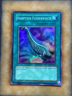 Yugioh Harpie's Feather Duster TP8-EN002 TP8-DE002 Super Rare GERMAN NM - Image 1