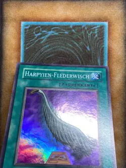 Yugioh Harpie's Feather Duster TP8-EN002 TP8-DE002 Super Rare GERMAN NM - Image 2