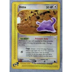Pokemon 2003 Ditto Skyridge 51/144 Regular Non-Holo Common Card Vintage WOTC - Image 1