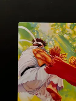 STREET FIGHTER II RYU KEN All CAPCOM World Card 41 1st Ed BANDAI Japanese - Image 2