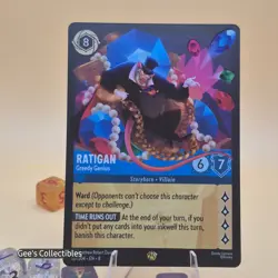 RATIGAN - Greedy Genius - Legendary - Lorcana - 167/204 EN8 - Image 1