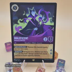 MALEFICENT - Mistress of All Evil - Legendary - Lorcana -51/204 EN3 - Image 1