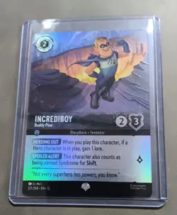 Incrediboy Buddy Pine 221/204 Epic Foil Disney Lorcana Wilds Unknown - Image 1