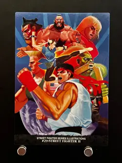 STREET FIGHTER II All CAPCOM World Card 29 1st Ed BANDAI Japanese Rare - Image 1