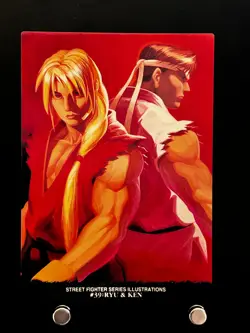 STREET FIGHTER II RYU KEN All CAPCOM World Card 39 1st Ed BANDAI Japanese - Image 1