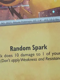 Pikachu Pokemon Day 2026 Promo With 2 Swirls 🍥 1 In The Holo Bleed 🩸 - Image 3