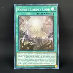 Yugioh Primate Lordly Lode RA05-EN072 1st Edition NM Collector’s Rare - Image 1