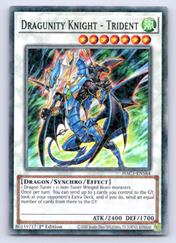 Dragunity Knight - Trident - HAC1-EN164 - Duel Terminal Ultra Rare Yugioh - Image 1