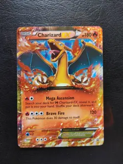 Pokemon TCG Charizard EX XY17 Holo Ultra Rare Black Star Promo Card - Image 1