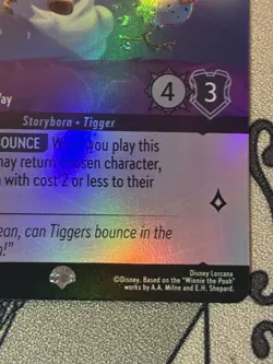 Tigger Bouncing All the Way 208/204 Epic Holofoil Winterspell Disney Lorcana - Image 4