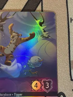 Tigger Bouncing All the Way 208/204 Epic Holofoil Winterspell Disney Lorcana - Image 5