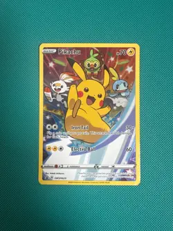 Pokemon TCG Pikachu SWSH020 Sword & Shield Promo NM - Image 1