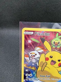 Pikachu SWSH020 Pokemon TCG Sword & Shield Black Star Promo NM - Image 3
