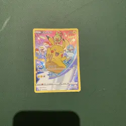 Pokemon TCG Pikachu Sword & Shield Swsh020 Holo Promo Dmg - Image 1