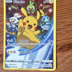 Pokemon TCG Pikachu SWSH020 Sword & Shield Promo Holo EN Basic 70 HP - Image 3