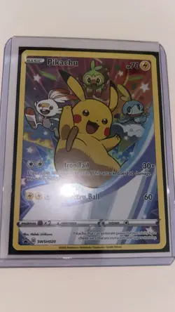 Pokemon TCG Pikachu Sword & Shield Swsh020 Holo Promo - Image 3