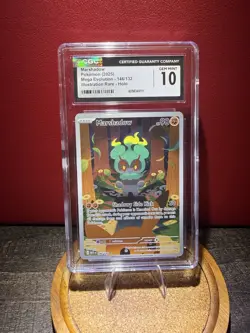 Marshadow Pokemon TCG Me01: Mega Evolution 146/132 CGC 10 Illustration Rare Holo - Image 1