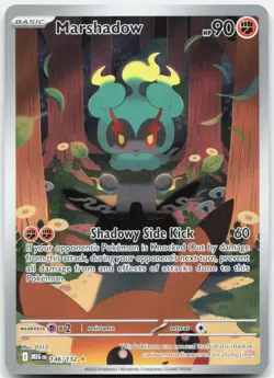 Pokemon TCG Marshadow ME01: Mega Evolution Illustration Rare 146/132 Holo - Image 1