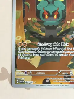 Pokemon TCG Marshadow Mega Evolution Illustration Rare Card 146/132 NM Condition - Image 2
