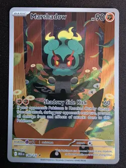 Pokemon TCG Marshadow 146/132 Mega Evolution Illustration Rare Mint - Image 1
