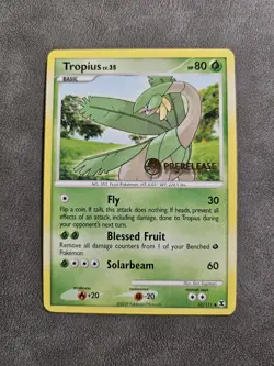 Pokemon Cards Tropius 52/111 Promo Prerelease Stamped - Rising Rivals - NM - Image 1